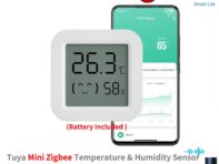 Датчики температуры и влажности Mini ZigBee с компактным дизайном и долговечными батареями для систем автоматизации умного дома