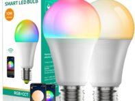 E26/E27 10W Умные лампочки Bluetooth RGB с регулируемой яркостью Светодиодные лампы для дома 1 Pc 10W-220V