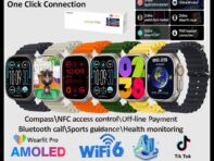 2024 HK10 Ultra 3 AMOLED Смарт-часы для мужчин и женщин Wi-Fi Tiktok G-сенсорный циферблат ChatGPT NFC Компас Фотоальбом Смарт-часы для Android