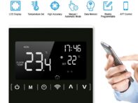 MEIH 85-250V Wi-Fi Smart Thermostat Weekly Programming Thermostat APP Control Backlight LCD Heater