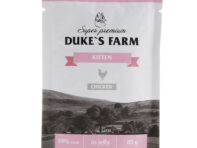 Корм для котят duke's farm курица пауч 85г