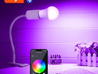 Bluetooth Tuya Smart Настольная лампа E27 RGB с вилкой ЕС