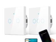 [Сертификация MFI] Apple Homekit Smart LED Light Switch Wi-Fi Сенсорный датчик Настенные выключатели Умный дом Siri Control