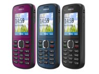 Восстановленный оригинальный мобильный телефон Nokia C1-02 1 Battery 1 Charger чёрный