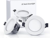 Умный светодиодный потолочный светильник Bluetooth RGBCCT 5 Вт переменного тока 110 В 220 В с регулируемой яркостью точечного светильника с управлением через приложение