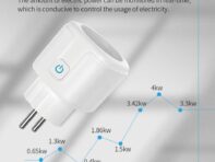 Tuya Smart Plug WiFi EU 16A/20A Умная розетка с монитором питания и синхронизацией Smart Life Support Alexa Google Home EU Plug
