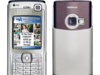 Восстановленный оригинальный мобильный телефон Nokia N70 Simple Set серебряный