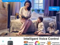 Tuya Smart WiFi BLE LED Ceiling Light AC 220V 24W RGBCW Round Ceiling Lamp APP Alexa Geogle Home Voice Control Indoor Lighting