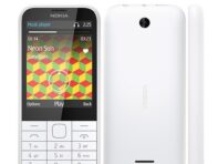 Восстановленный оригинальный мобильный телефон Nokia 225 1 Battery 1 Charger синий