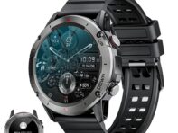 MEVADEN Bluetooth Call Smart Watch Мужские спортивные фитнес-трекеры Smartwatch Heart Rate IP68 Водонепроницаемый 400 мАч для Android iOS чёрный