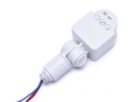 Датчик движения Dc12V инфракрасный PIR детектор движения наружный датчик выключатель света чёрный