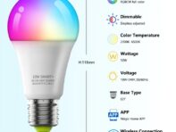 Wi-Fi Bluetooth E27 Смарт-лампа 10 Вт RGB с регулируемой яркостью Функция таймера Свет Волшебный дом Лампа с дистанционным управлением Работает с Alexa Google Home CHINA