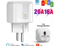 Умная WiFi-розетка Tuya: Европейская вилка с таймером