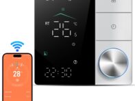 Умный термостат для электрического напольного отопления дома WiFi AC термостат с приложением AI Smart Learning