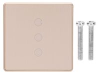 Smart Touch Switch Gold беспроводной пульт дистанционного управления стандарта Великобритании 800 Вт 95‑240 В переменного тока 10 А