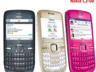 Восстановленный разблокированный сотовый телефон-планшет Nokia C3-00 с QWERTY-ключом. Мобильные телефоны