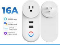 Tuya Wi-Fi Smart Usb розетка Us Plug 16a адаптер для зарядки голосового синхронизации приложение Smart Life электрическое для Google Home Alexa 1PCS-WiFi Socket