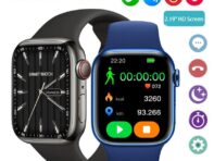 Смарт-часы женские Bluetooth-вызовы с беспроводной зарядкой водонепроницаемые мужские умные часы серии 8 спортивный браслет