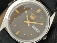 Б/у JAPAN SEIKO 5 AUTOMATIC 6309A МУЖСКИЕ СТАРЫЕ ОРИГИНАЛЬНЫЕ ЧАСЫ С ЦИФЕРБЛАТОМ a416106-2 R10621f-a416106