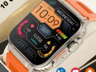 Роскошные новые умные часы Watch 10 Ultra Smart Watch 49 мм NFC для мужчин и женщин GPS-трекер Bluetooth звонки BT Музыка Игры Беспроводная зарядка Smartwatch 10 ultra чёрный