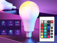 220 В переменного тока RGB лампа E27 светодиодный прожектор ИК-пульт дистанционного управления светодиодная лампа SMD с регулируемой яркостью волшебная лампочка окружающего света 3W