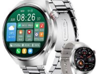 2023 Новые GPS Смарт-часы для мужчин GT4 Pro 360*360 HD Экран Частота сердечных сокращений Bluetooth Вызов NFC IP68 Смарт-часы silicone strap чёрный