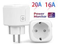 Умная розетка EU16A/20A Wi-Fi Умная розетка с мониторингом питания Приложение Smart Life Поддержка дистанционного управления Google Assistant Alexa