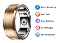 MEVADEN Smart Ring Heart Rate Sleep Blood Кислородный монитор Шагомер Активность Фитнес-трекер Кольцо на палец Водонепроницаемый Мультиспорт для здоровья тела