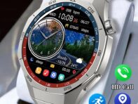 2025 Новые умные часы для мужчин Фитнес-трекер SOS/Bluetooth Вызов/GPS Несколько спортивных режимов Кислород в крови Частота сердечных сокращений для IOS/Android