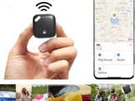 Smart ITag Find My Locator Мини-брелок с защитой от потери сигнализации Bluetooth-совместимый трекер GPS-локатор Брелок для домашних животных Детский трекер ITag Key Finder чёрный