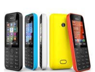 Восстановленный оригинальный мобильный телефон Nokia 208 с двумя SIM-картами Dual SIM Simple Set чёрный