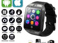 Q18 Bluetooth Смарт-часы с 2G SIM-картой для мужчин и женщин Смарт-часы для звонков большой емкости Спортивные водонепроницаемые шагомер-будильник