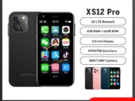 SOYES XS12 Android 10.0 Smartphone 2GB RAM 16GB ROM WIFI Bluetooth Hotspot GPS Mini 4G Mobile Phone розовый