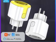 Corui Tuya EU Plug 16a 20a Wi-Fi умная розетка 220 В монитор питания таймер Smart Life управление приложением поддержка Google Home Alexa 20A зелёный