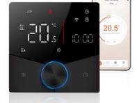 Smart Tuya WiFi термостат голосовое управление цифровой еженедельный программируемый контроллер температуры цифровой Water Gas Boiler Heating чёрный