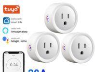 20a Tuya Wi-Fi умная розетка Us беспроводная розетка с таймером монитора мощности Smart Life управление приложением работает с Google Home Alexa 1PC