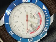 JAPAN REFURBISHED SEIKO 5 MENS 6309A AUTOMATIC WHITE DIAL WRIST WATCH a426539-2 RL-a426539