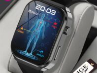 LIGE New U13 Smart Watch 2.1-inch 3D Square Screen Heart Rate Monitoring Bluetooth Call Men s Smart Watch silicone strap чёрный
