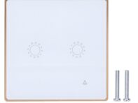 Умный сенсорный переключатель Wi-Fi беспроводной пульт дистанционного управления переключатели стандарта Великобритании 2200 Вт 95‑240 В переменного тока