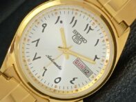 ВОССТАНОВЛЕННЫЕ ВИНТАЖНЫЕ SEIKO 5 AUTO 6309A ЯПОНИЯ МУЖСКИЕ АРАБСКИЕ СЕРЕБРЯНЫЕ ЧАСЫ a425929-2 RL620a-a425929