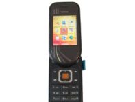 Восстановленный оригинальный разблокированный мобильный телефон Nokia 7373 Simple set чёрный