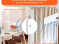 Tuya ZigBee Temperature Sensor And Humidity Sensor Battery Powered via Smart Life APP works with Alexa Google Home Assistant