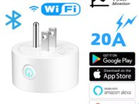 Corui 20a Us Plug Wi-Fi Bluetooth Беспроводная розетка с дистанционным управлением Монитор заряда Голосовое управление Домашняя огнезащитная умная розетка для ПК