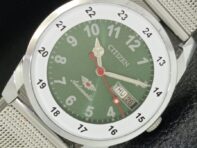 CITIZEN 8200 автоматические мужские восстановленные японские наручные часы с зеленым циферблатом a426408-2 RL-a426408