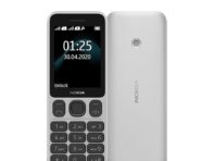 Восстановленный Nokia Оригинальный Nokia 125(2020) Мобильный телефон Simple Set белый
