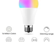 MARPOU 1/3/4/5/6/10 PCS Tuya Bluetooth 9W Smart Bulb Led Lamp E27 RGB Smart Light Bulbs 220V Smart Lamps For Home Bedroom Room D 9W&Bluetooth Version&1 pcs
