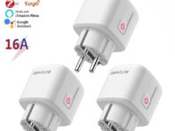 Bw-shp15 Zigbee 3.0 16a Умная розетка 3680 Вт Европейская розетка Приложение Удаленный таймер Монитор энергии Работа с Alexa
