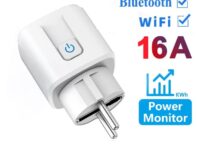 16A 20A умная розетка ЕС Wi-Fi умные розетки функция мониторинга времени голосовое управление работает с приложением Tuya Alexa Google Home