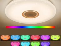 Wi-Fi современный умный светодиодный светильник 500 Вт потолочный светильник RGB APP Bluetooth музыкальный домашний светильник с дистанционным управлением 40 см