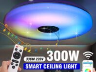 300 Вт 220 В современный светодиодный потолочный светильник RGB